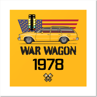 war wagon multi color Posters and Art